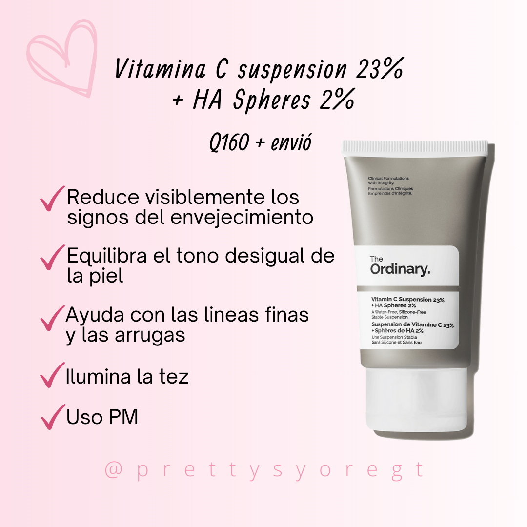 Vitamina C Suspension 23% + HA Spheres 2%