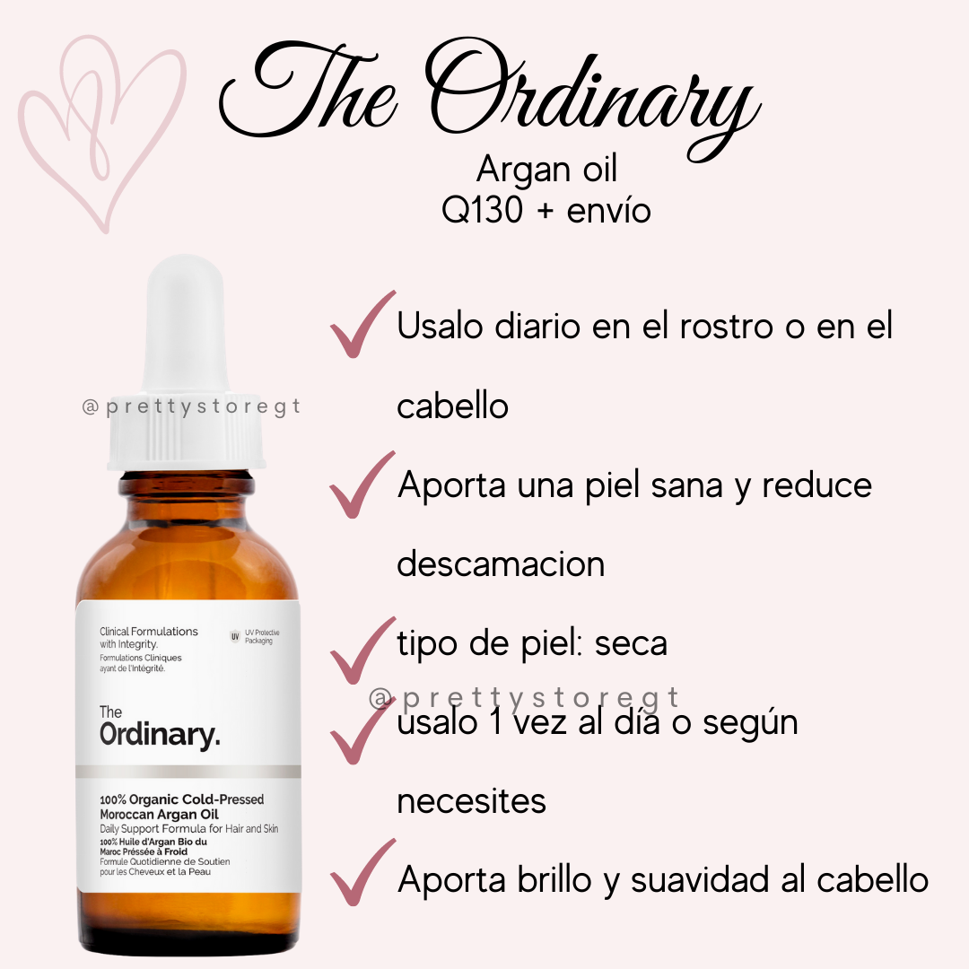 Aceite de argán 100% orgánico