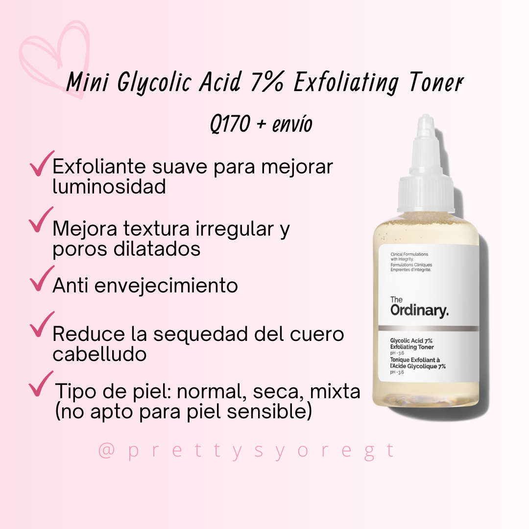 Mini Glycolic Acid 7% Exfoliating Toner