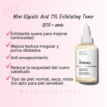 Mini Glycolic Acid 7% Exfoliating Toner