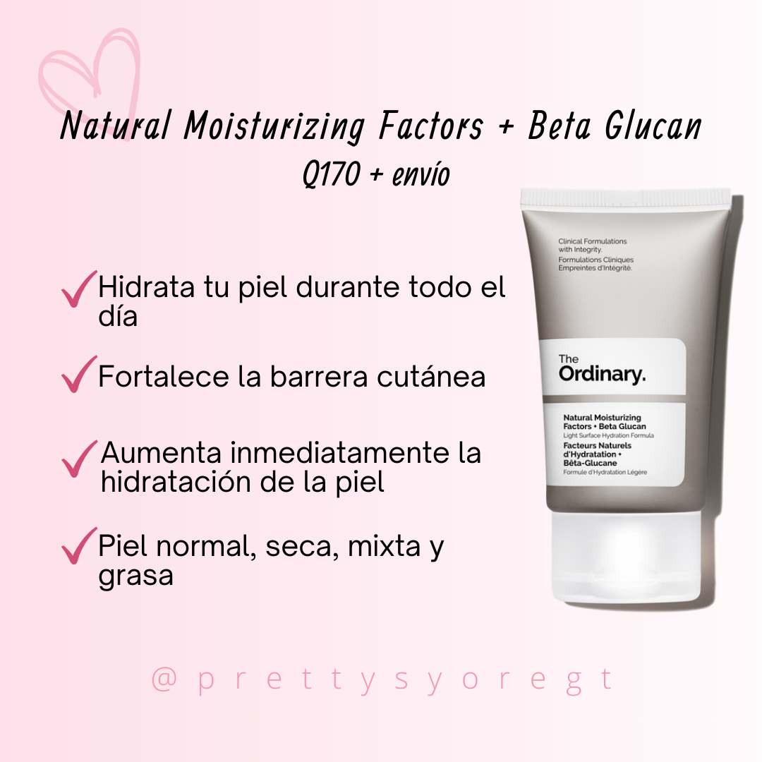 Natural Moisturizing Factors + Beta Glucan
